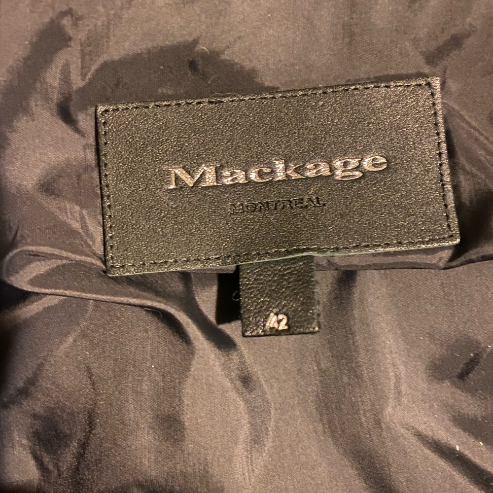 Mackage Dixon coat. Size 42. Color burgundy.